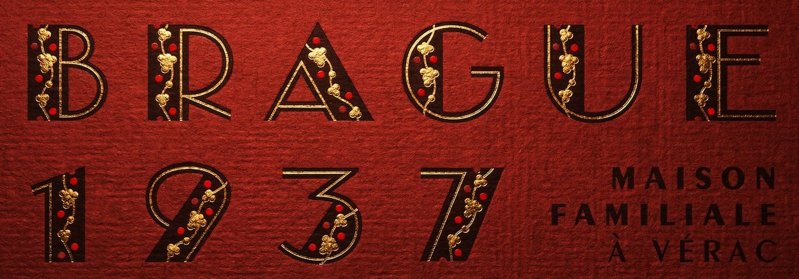 Brague 1937 — Maison Familiale à Vérac